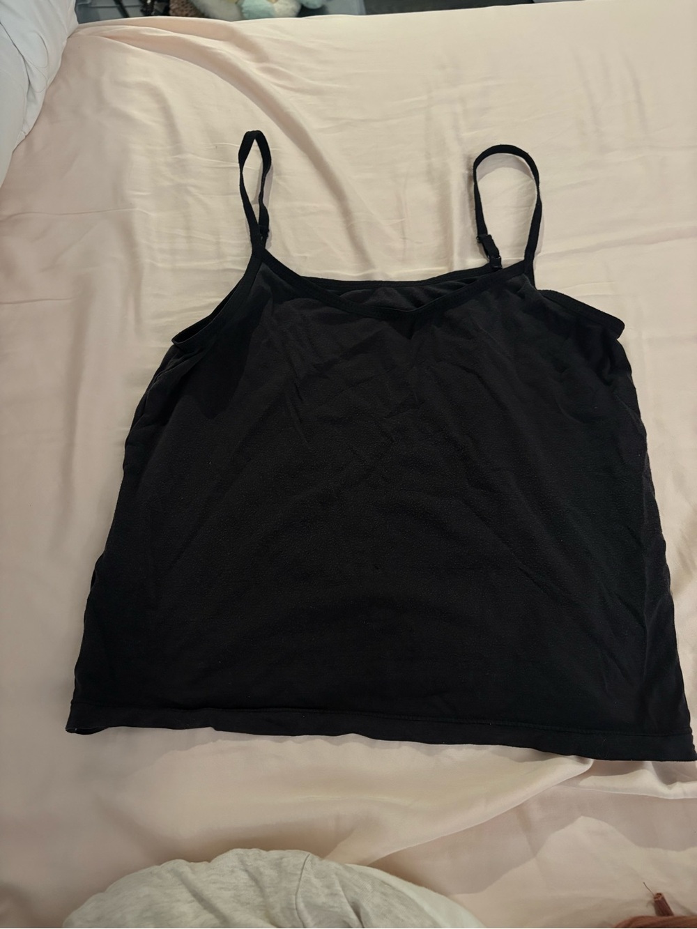 Black Women's Cami Tank Top - Classic Spaghetti Strap